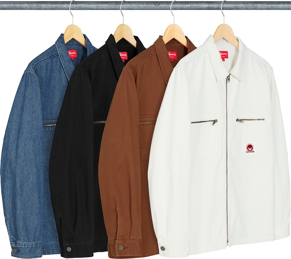 Vampire Denim Zip Up Shirt